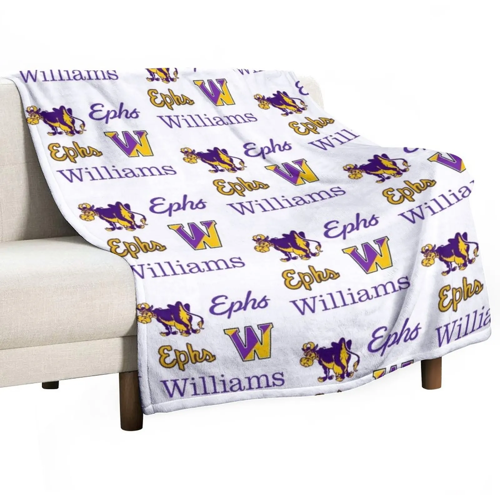 

williams college logo pack Throw Blanket Thin Blanket Bed linens