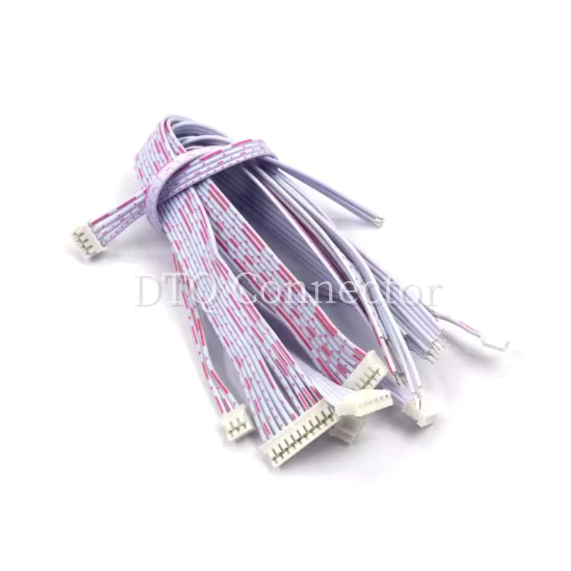 50PCS/Lot PH2.0 Female Connector Terminal Cable 10cm 20cm 30cm 2.0 JST Wire 2p 3p 4p 5p 6p 7p 8p 9p 10p11p12p Single/Double Head