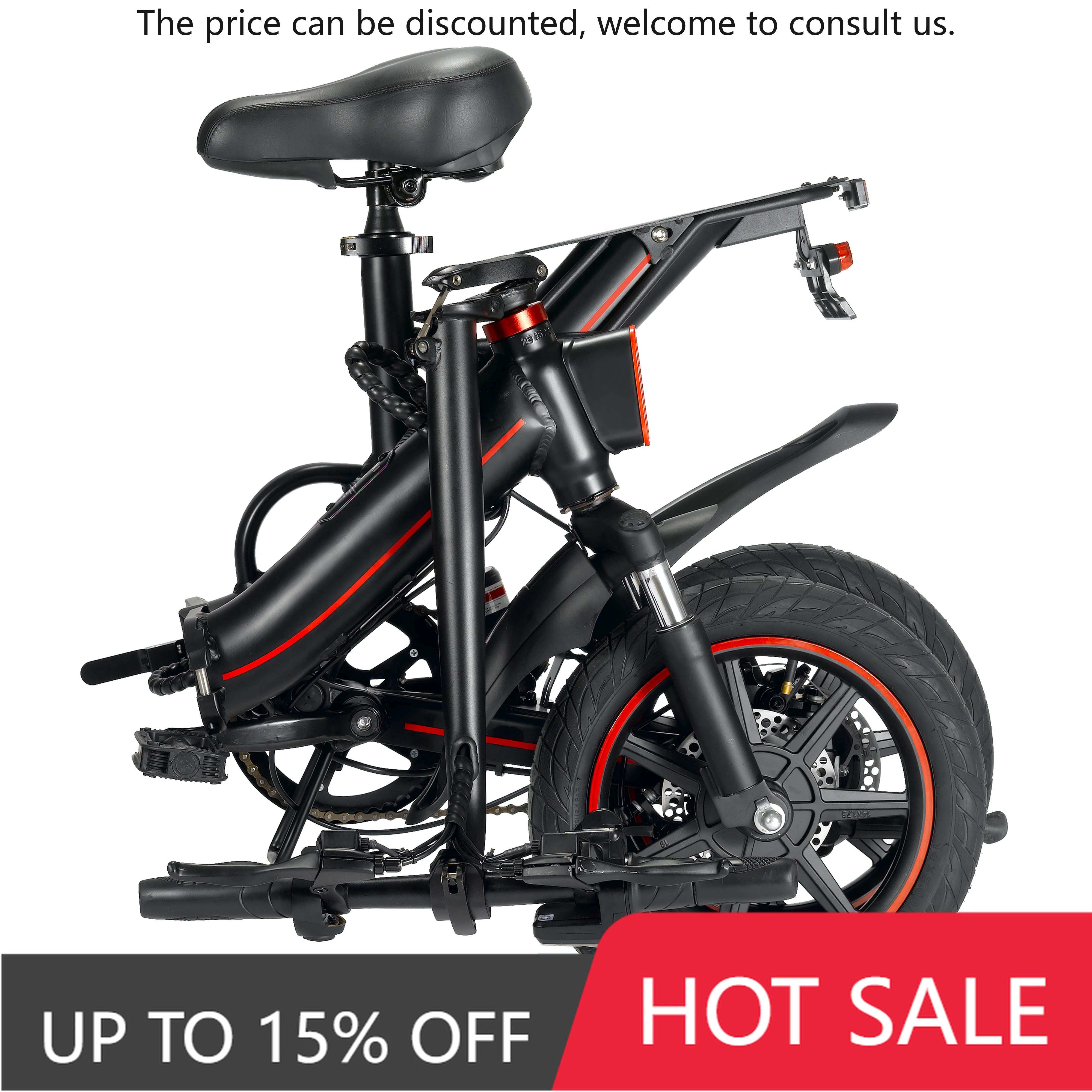 

Dorpshipping V5 14 Inch Electric Bike 500w 48v Can Foldable Ebike Top Range 50km Of Electric City Bike For Adult