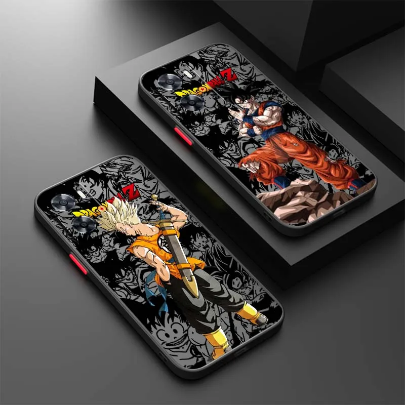 

Dragon Ball Anime Hot Phone Case For OPPO Find X3 X5 Lite Pro A98 A94 A93 A78 A79 A76 A58 A57 5G Frosted Translucent