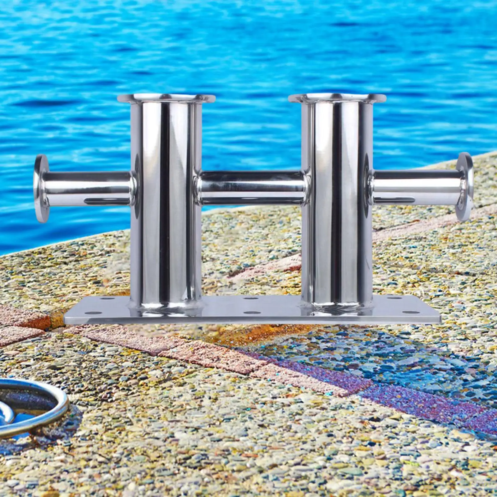 

Double Cross Bollard Marine Accessories for Speedboats Fishing Boats