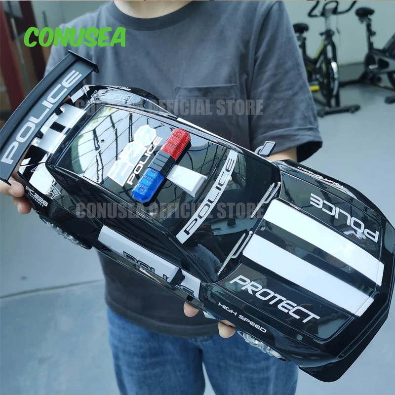 

1/12 Big 2.4GHz Super Fast Police RC Car Remote Control Cars Toy with Lights Durable Chase Drift Vehicle toys for boys kid Child