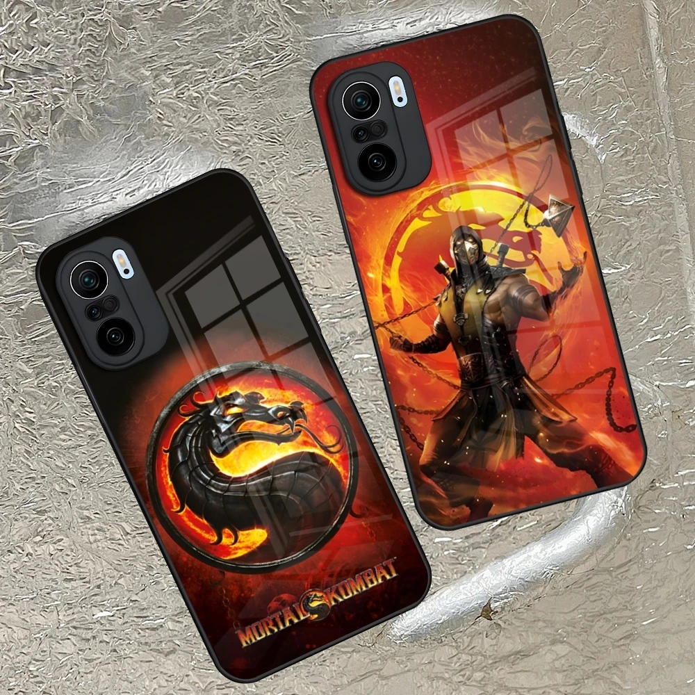 Mortal Kombat Phone Case for Xiaomi 14 13 12 11 13t 12t 11t POCO M6 M5 X6 X5 F6 F5 Ultra Pro Lite 5G toughened glass