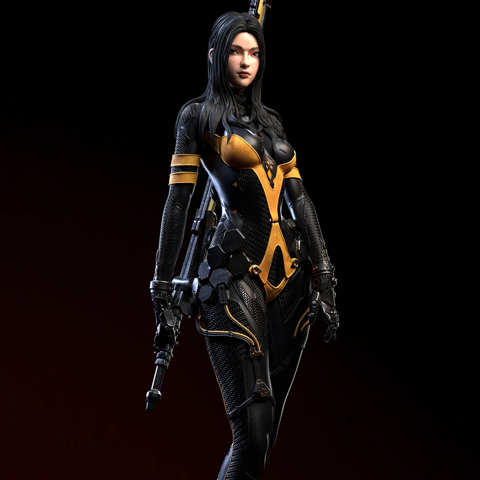 

Высота человека, 50 мм, 75 мм, 85 мм, наборы моделей из смолы, фигурка красоты, бесцветная и самостоятельная сборка (3D-печать) TD-7480/3D