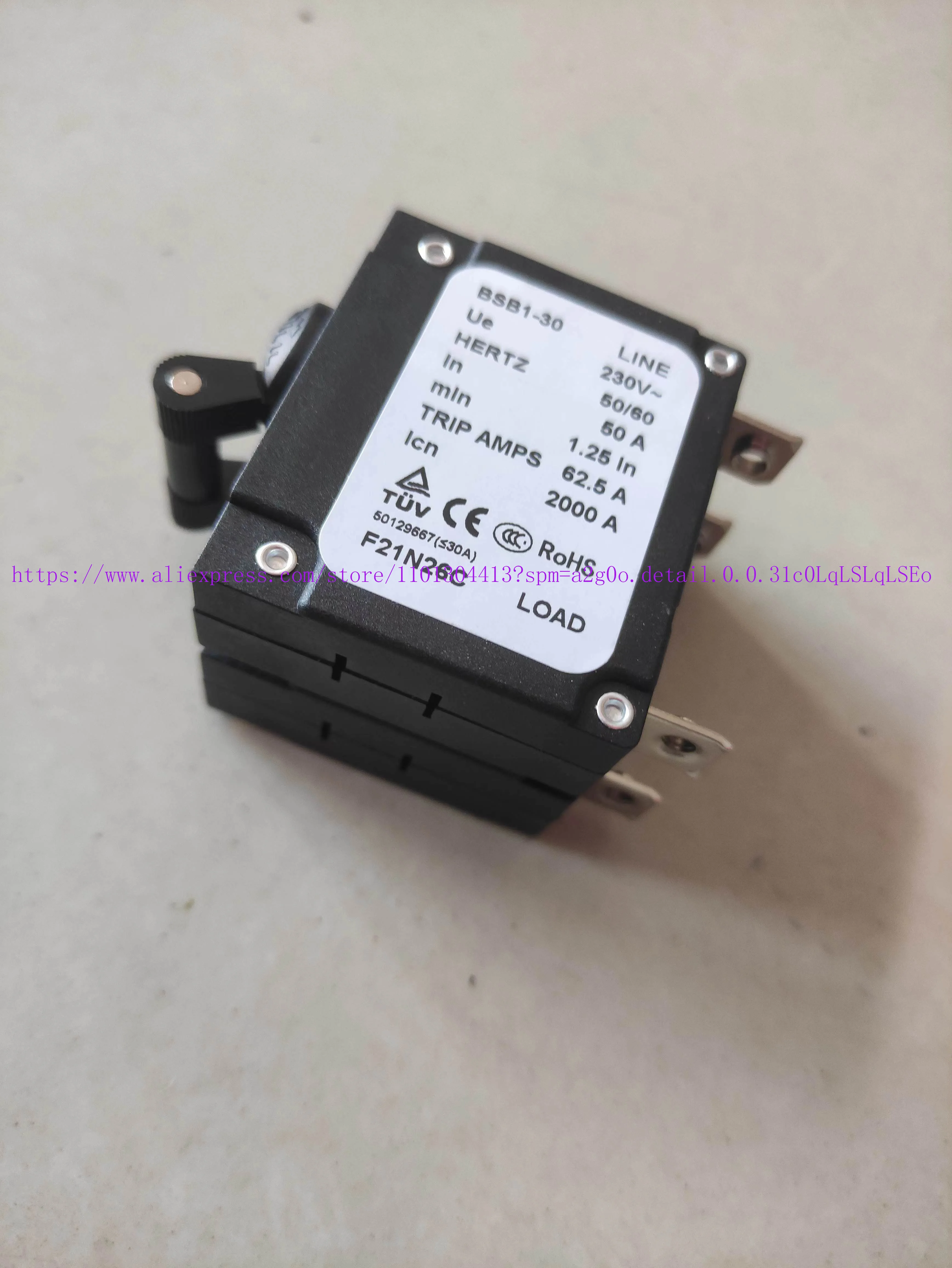 BSB1-30 50A 230V CIRCUIT BREAKER SWITCH GENERATOR PART 2P