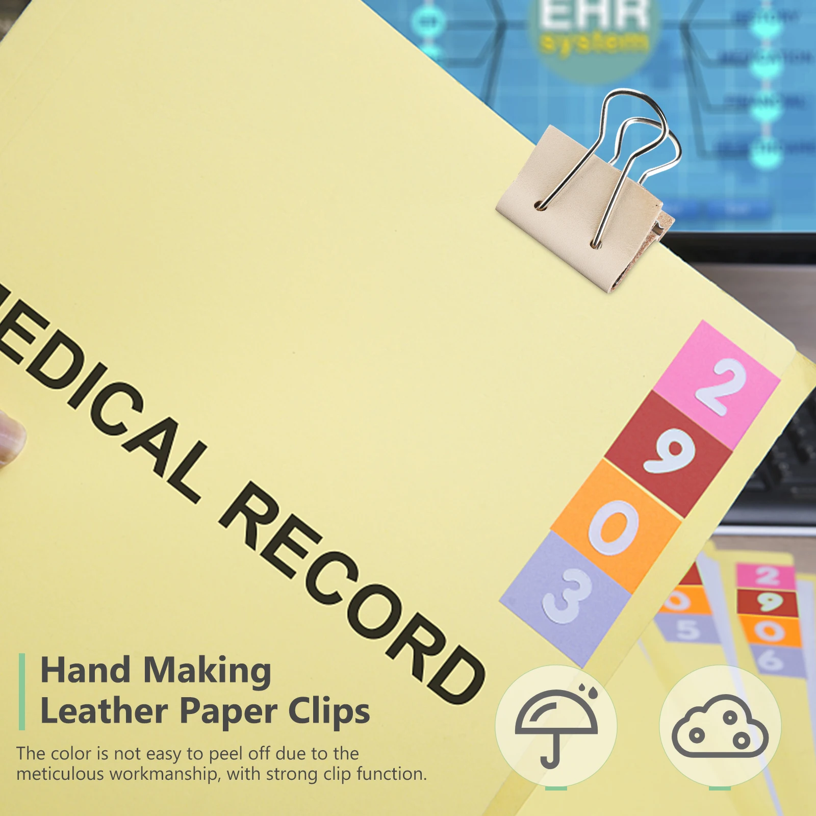 5 Pcs Dovetail Clip Binder Clamp Ticket Clips Fixing Hand Making Paper Phoenix DIY