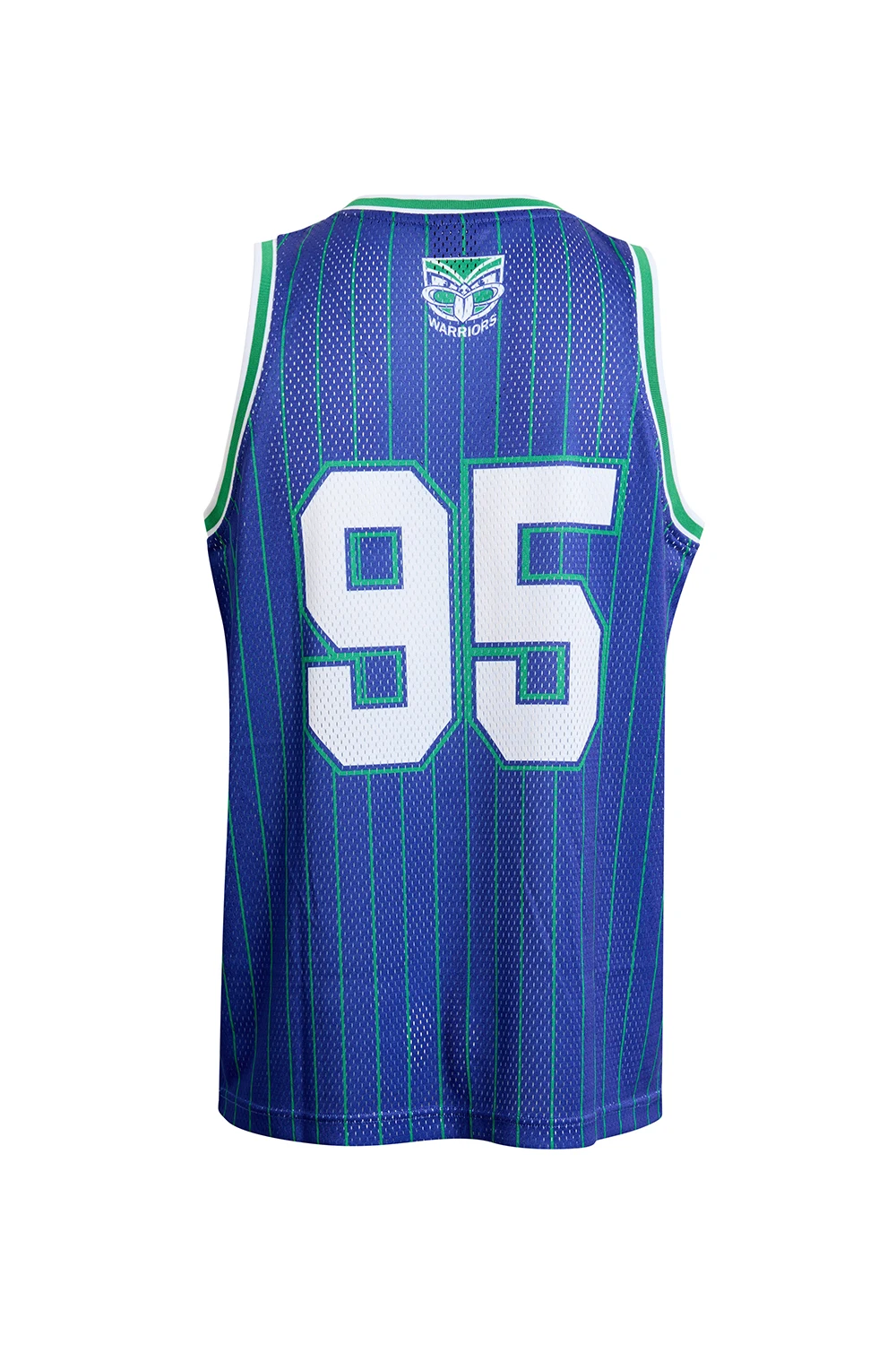 New Zealand Warriors 95# Retro Basketball Singlet Men Mesh Sleeveless Jersey Vintage Stripe Training Tank Top Fans Sports Tee
