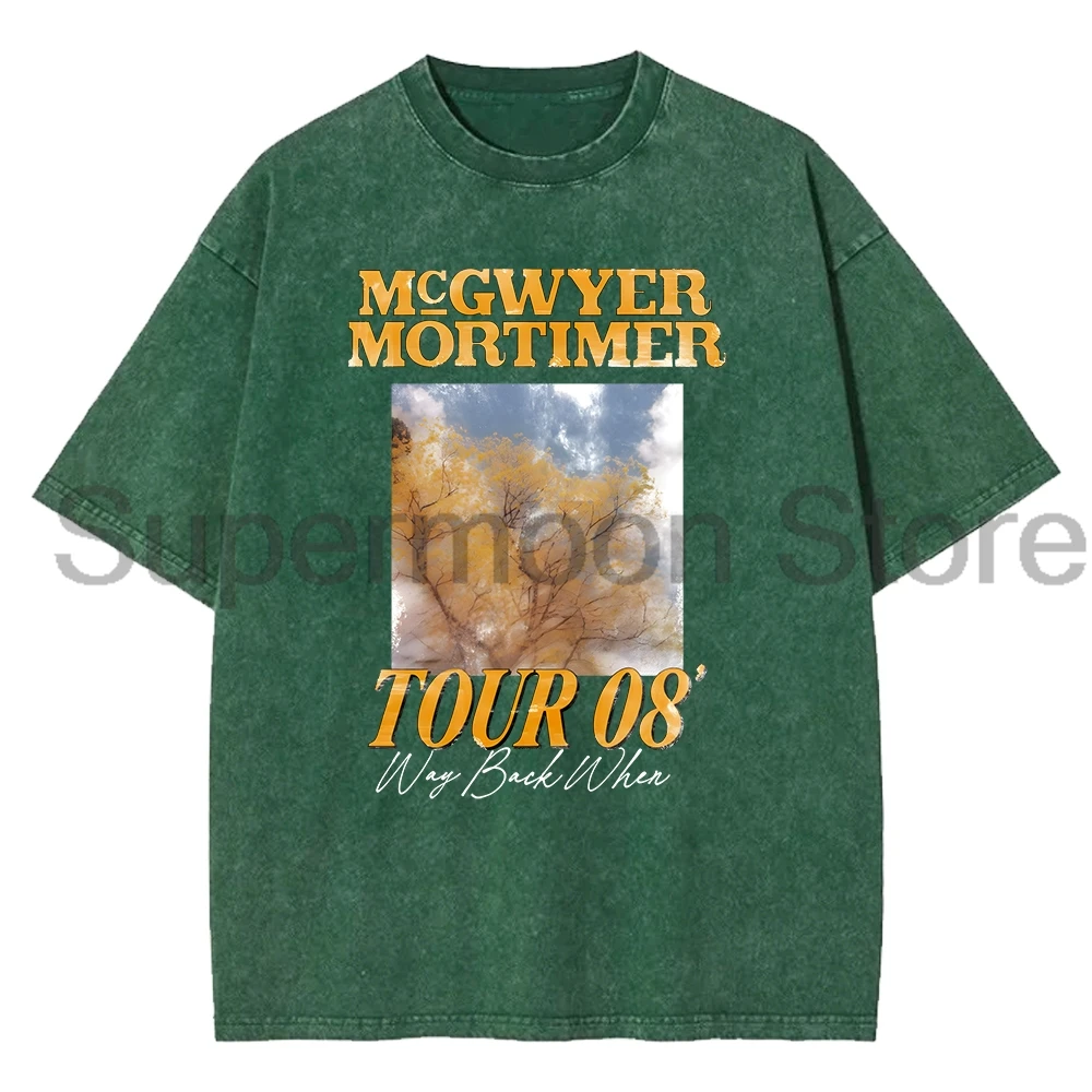 The Ballad of Wallis Island McGwyer Mortimer Tour 08 Washed T-shirt Crewneck Short Sleeve Cotton Tee Women Men Streetwear Tops