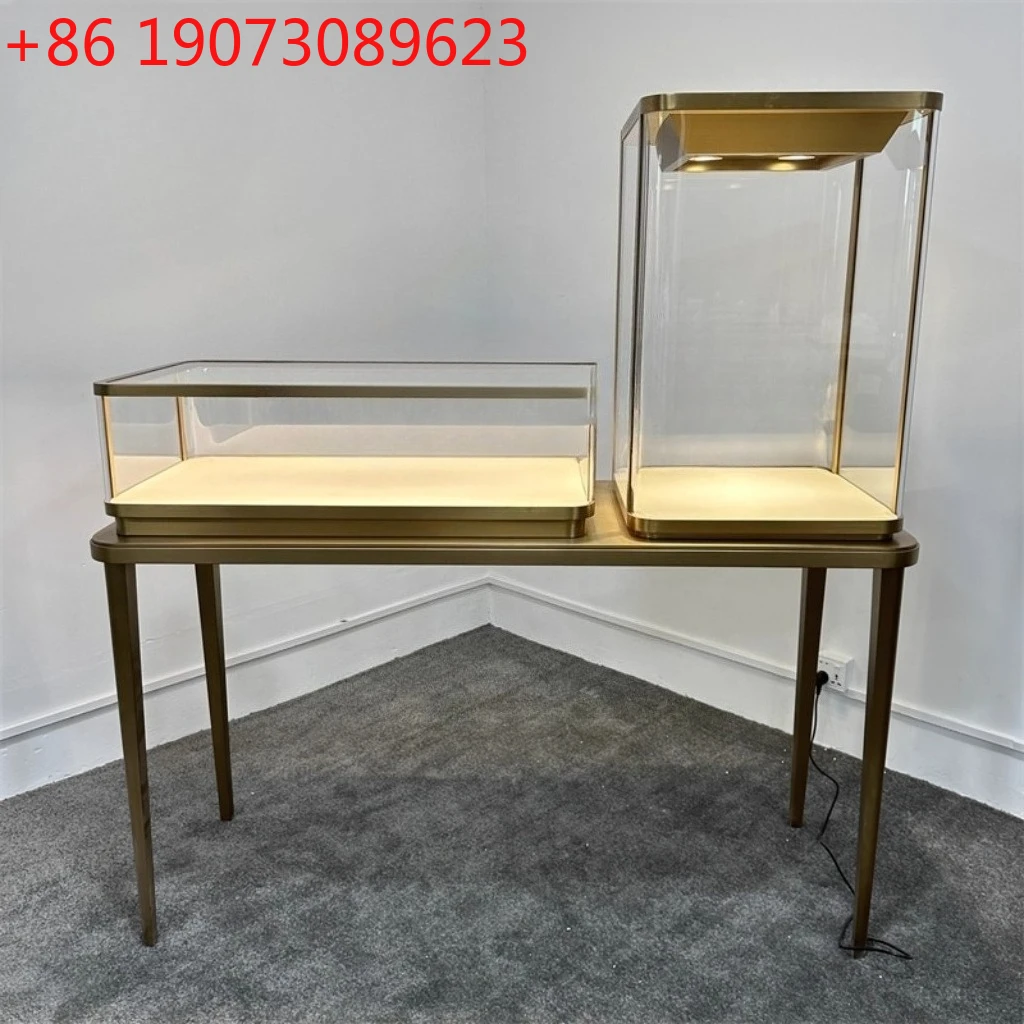 

Ювелирные изделия из нержавеющей стали, шкафы для золотых ювелирных изделий, украшения для часов, статуэтки, высокие и низкие комбинированные шкафы