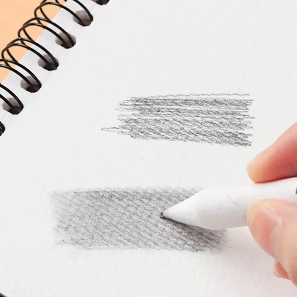 7Pcs/Set Professional Blending Stumps Paper Art Supplies White Art Blenders Sandpaper Pencil Painting Durable