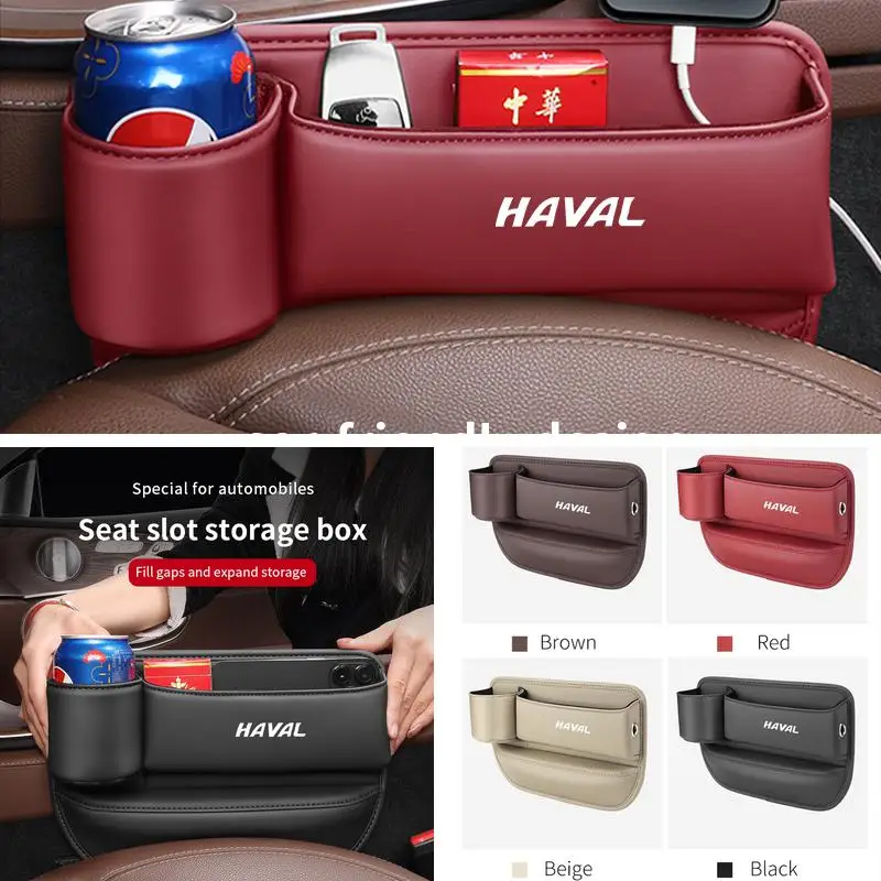 Car Seat Gap Storage Box Cup Holder For Haval H6 JOLION HEV H3 H2 F7X H9 H5 M4 Great Wall Poer GWM Accessories