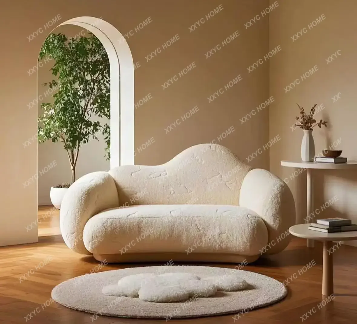 Cream White Living Room Sofas Cloud Cheap Hallway Accent Aesthetic Living Room Sofas Decoration Koltuk Takımı Room
