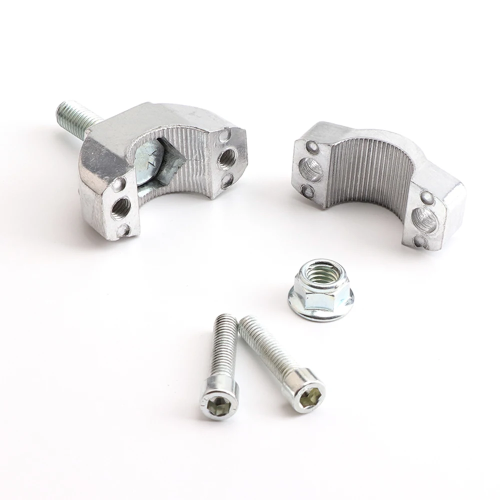 Motorcycle 7/8'' 22mm Handlebar Riser Mount Bracket Clamp Taper Handlebar Clip for 2-stroke 47cc 49cc Pit Dirt Bike Mini Moto view 5