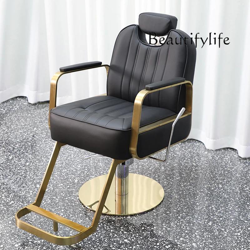 Barber Shop for Hair Salon Adjustable Rotating Hair Cutting Salon Chair Hair Salon Hot Dyeing Chair