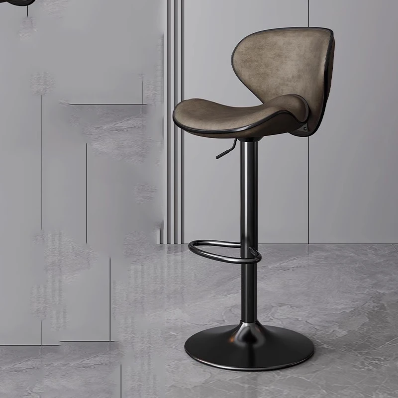 

Office Accent Barstools Reception Desks Vanity Nordic Counter Swivel Barstools Luxury Living Room Bancos De Bar Home Furniture