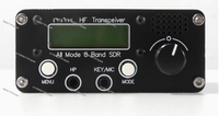 3-5W USDX+ SDR Transceiver All Mode 8 Band HF Ham Radio QRP CW Transceiver 80M/60M/40M/30M/20M/17M/15M/10M US Plug