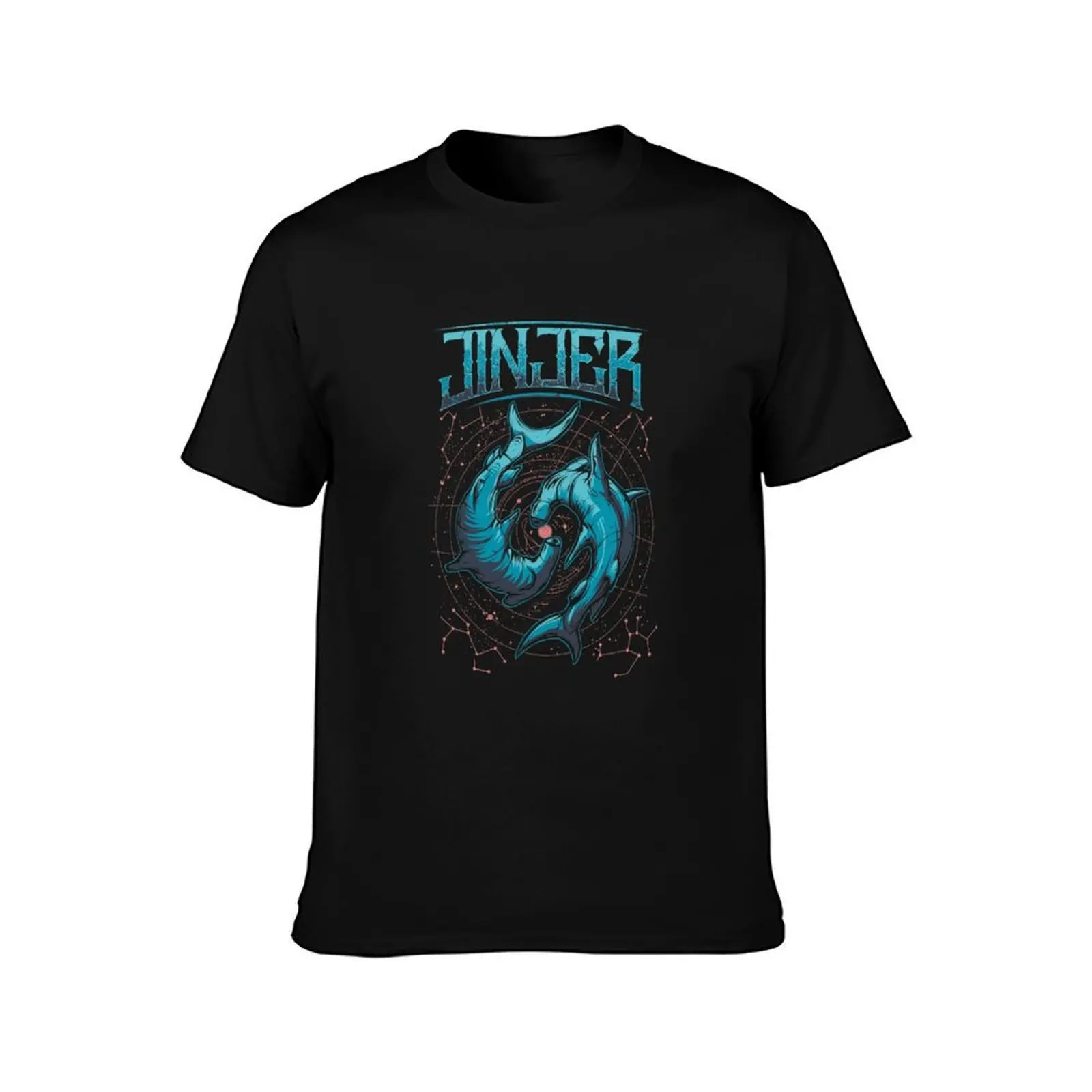 heavy metal core jinjer T-Shirt men t shirt cotton 100% t shirt man luxury T-Shirt