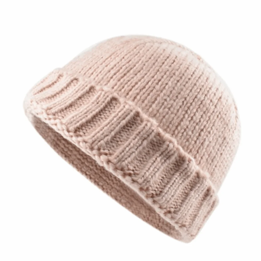 

New Thickened Winter Knit Cap Keep Warm Windproof Thicken Beanie Cold Proof Pullover Cap