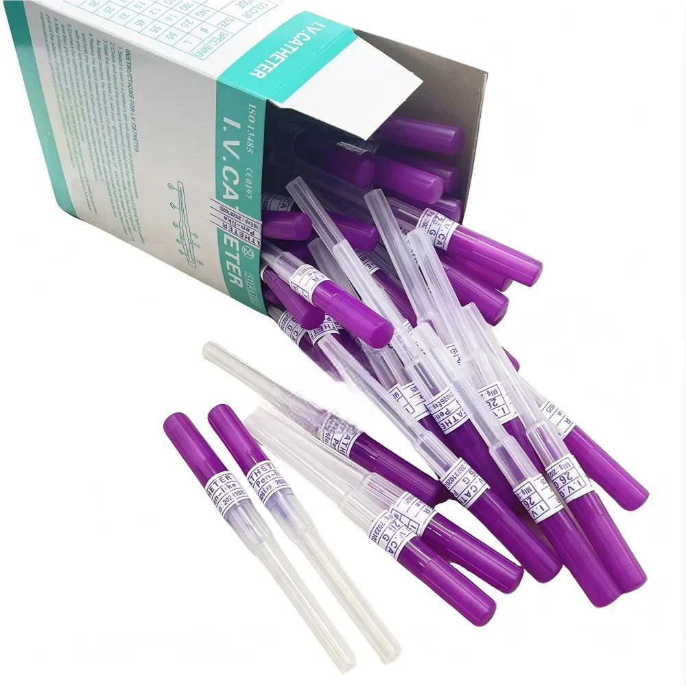 Veterinary Pen Type IV Cannula Intravenous Catheter 20G 22G 24G 26G 50pcs