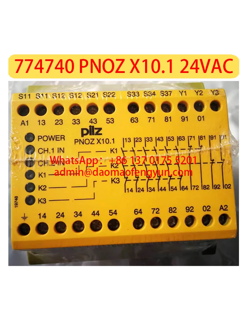 

Brand New 774740 PNOZ X10.1 24VAC Safety Relays