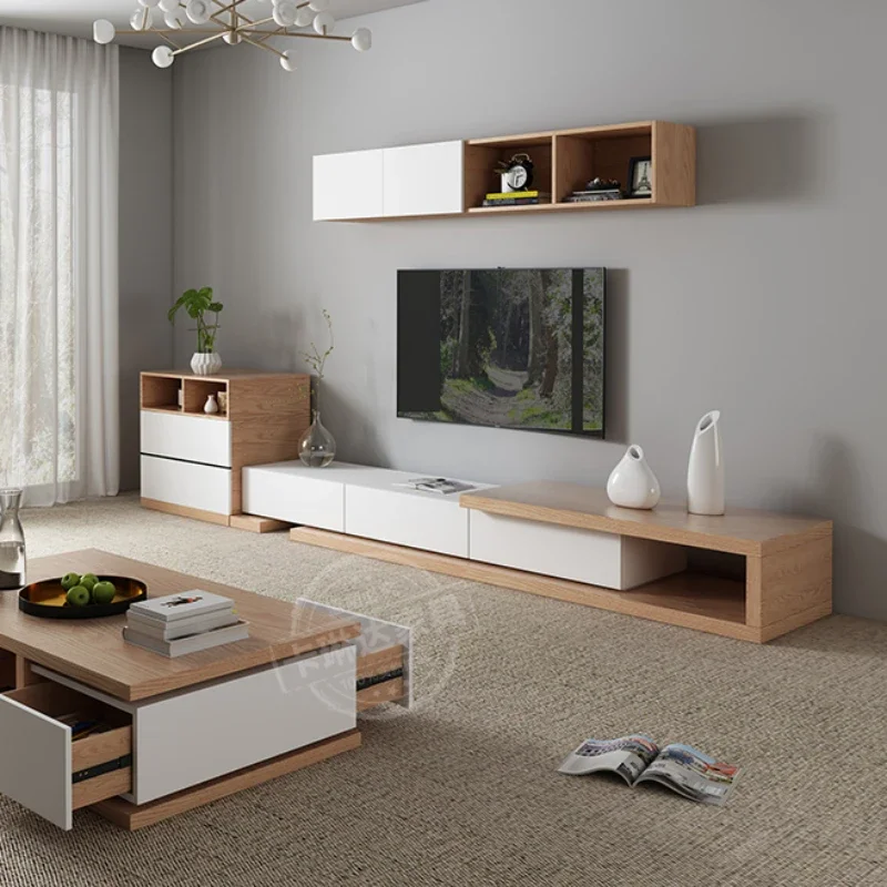 

Регулируемая подставка для телевизора, украшения для ящиков, расширяемый дисплей, европейский стол для телевизора, деревянный минималистичный Moveis Para Casa, товары для дома