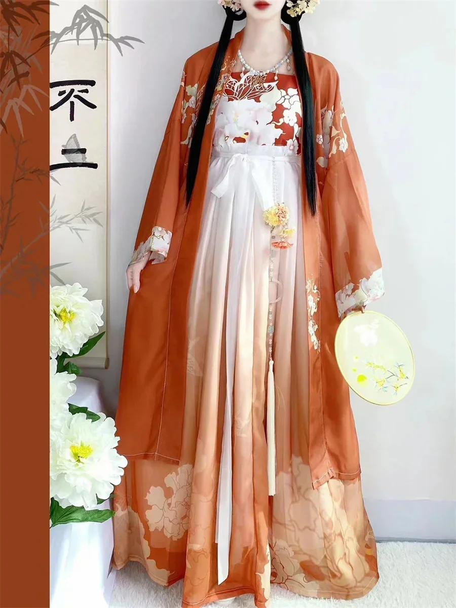 

Hanfu Fee Jurk Folk Dance Vintage Borduurwerk Prinses Outfit Chinese Hanfu Jurk Traditionele Chinese Kostuums Voor Vrouwen
