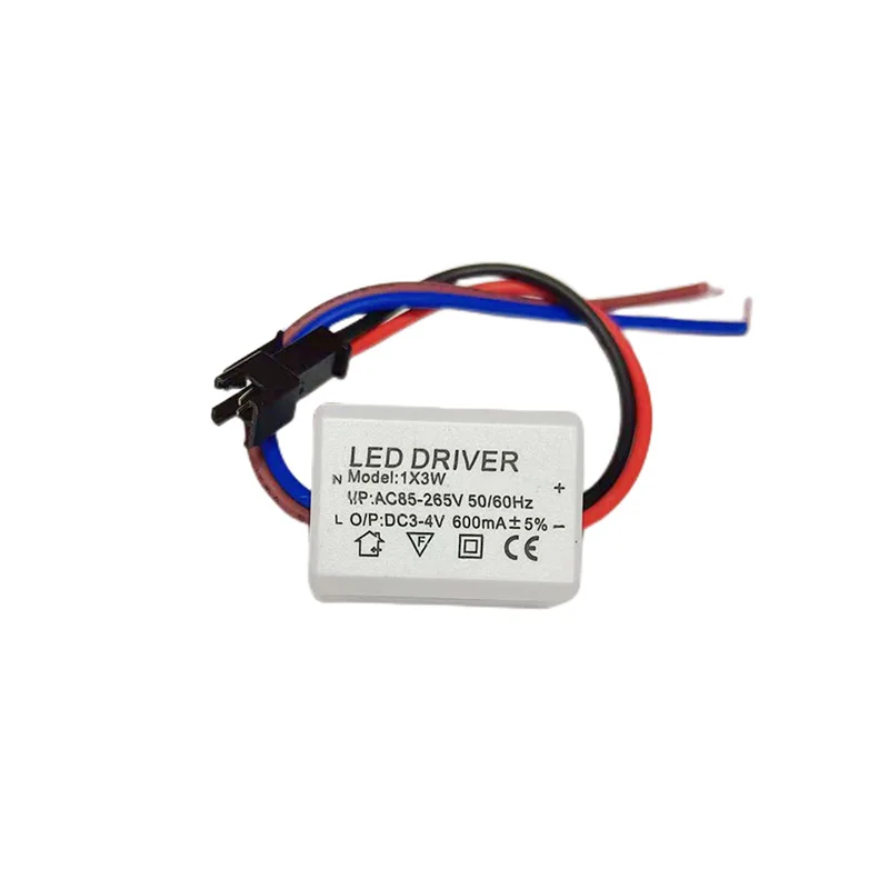 1Pcs Lighting Transformer AC 85-265V to DC 3-12V LED Power Supply Driver Adapter for 1 - 3W Ceiling Thumb Light Lamp