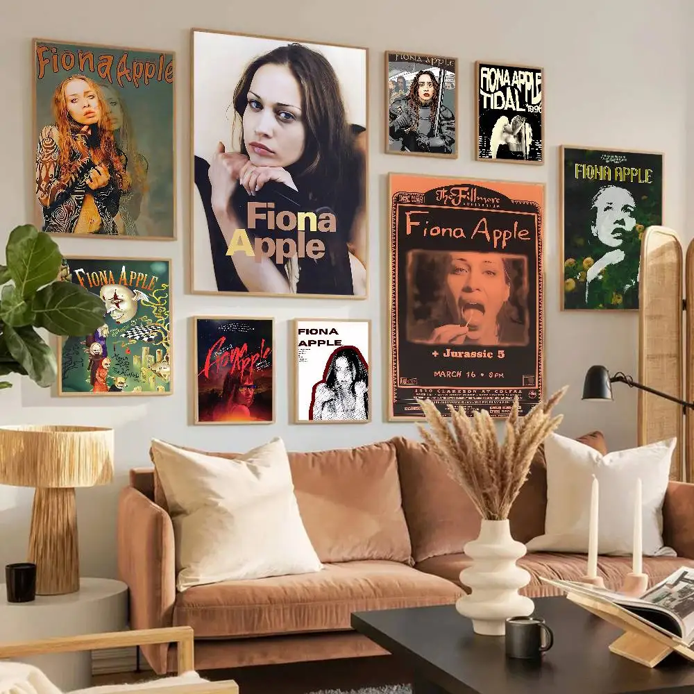 1pc Vintage Singer F-Fiona A-Apple Classic Vintage Posters HD Quality Wall Art Retro Posters For Home Room Wall Decor