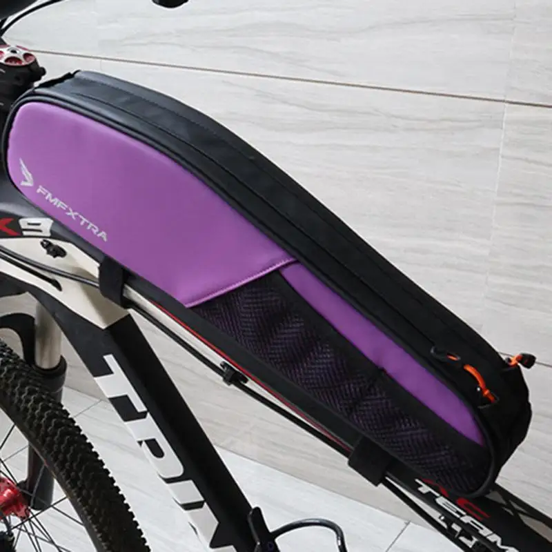 

Waterproof Bike Frame Bag, Large Capacity Cycling Front Beam Bag, MTB Road Bike Triangle Saddle Bag, Bike Accessories