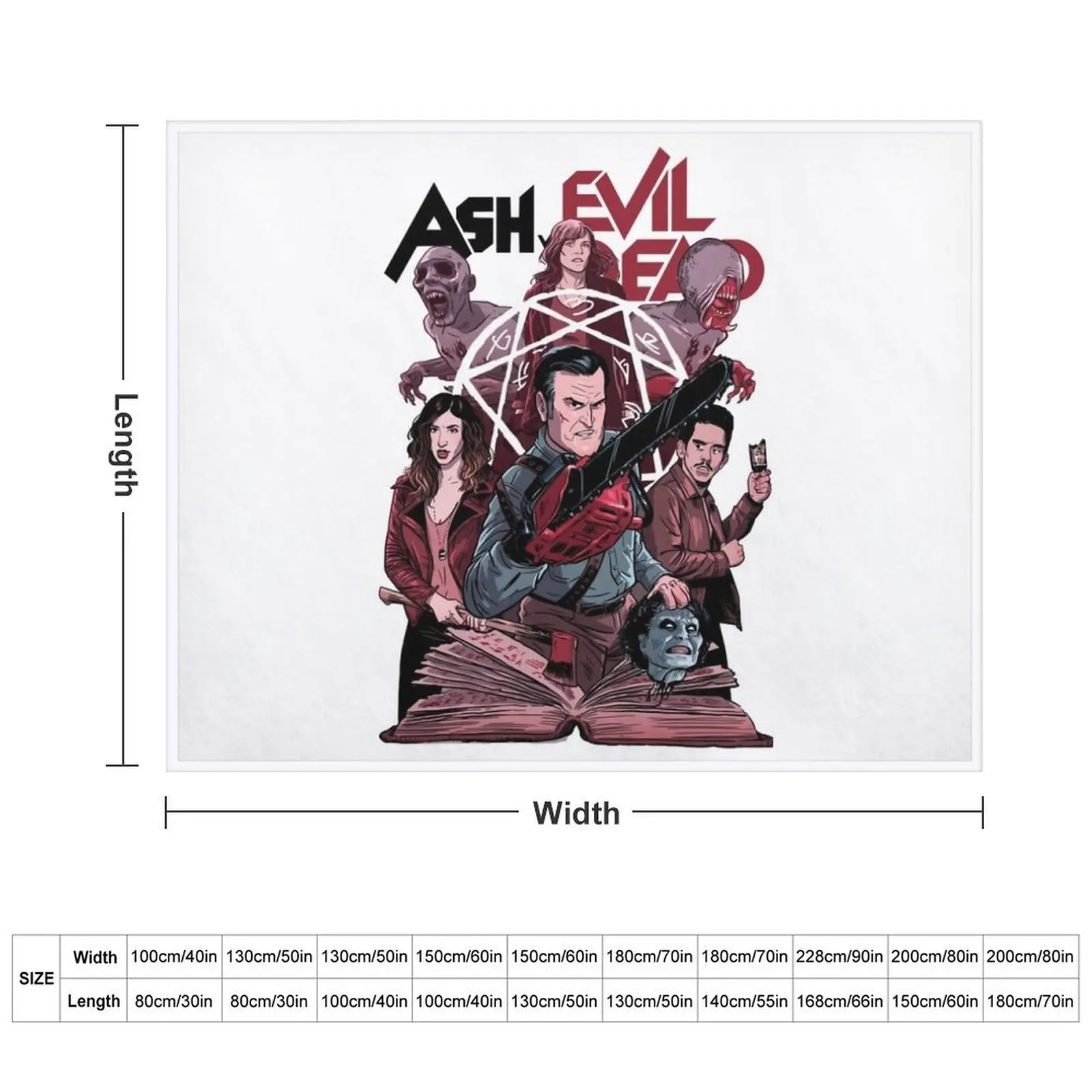 Ash Vs Evil Dead evil Throw Blanket Extra Large Throw Summer Beddings Blankets