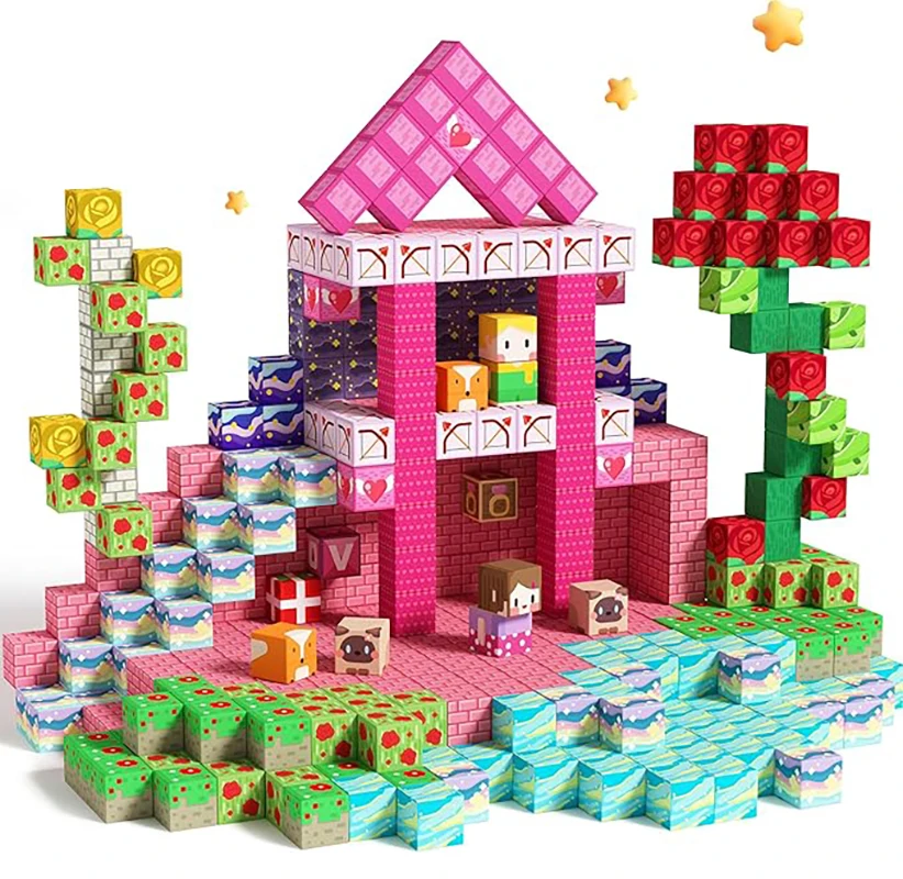 

1 шт. случайный набор маленьких многоцветных магнитных строительных игрушек из 100 предметов. Эти очень развивающие игрушки, которые повышают концентрати