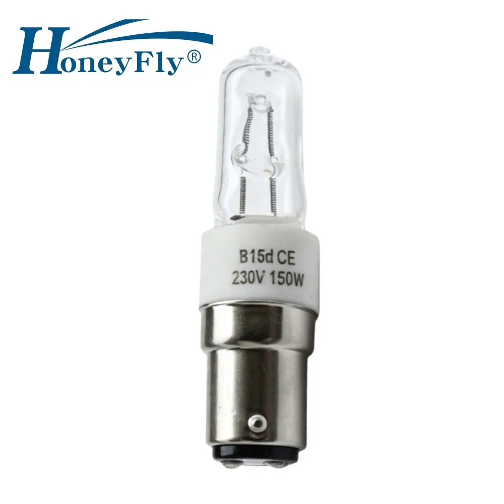 honeyfly-5個入り-オーブン用ハロゲンランプ-ba15d-230v-150w-暖色系-高温耐性-ハロゲンクォーツランプ-銅ニッケル製ベース