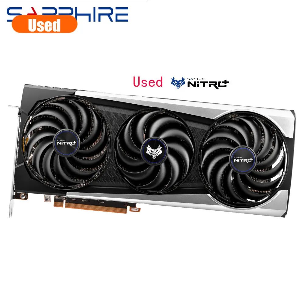 Sapphire RX 6700 XT RX6700 6700XT Nitro + Video Card GPU AMD Radeon RX6700XT 12GB OC Graphics Cards Computer Game  PC