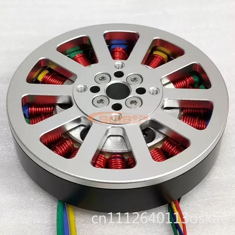 8110 300W Brushless DC Motor 1.2Nm Ultra-Thin Hollow Shaft Direct Drive Disc Motor for Electronics And Tools