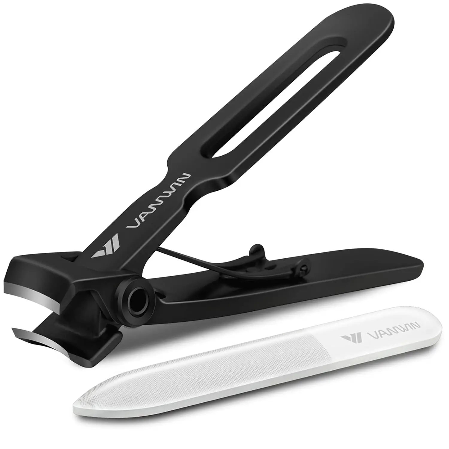 

Wide Jaw Nail Clippers for Thick Nails, 16mm Opening, Stainless Steel with File