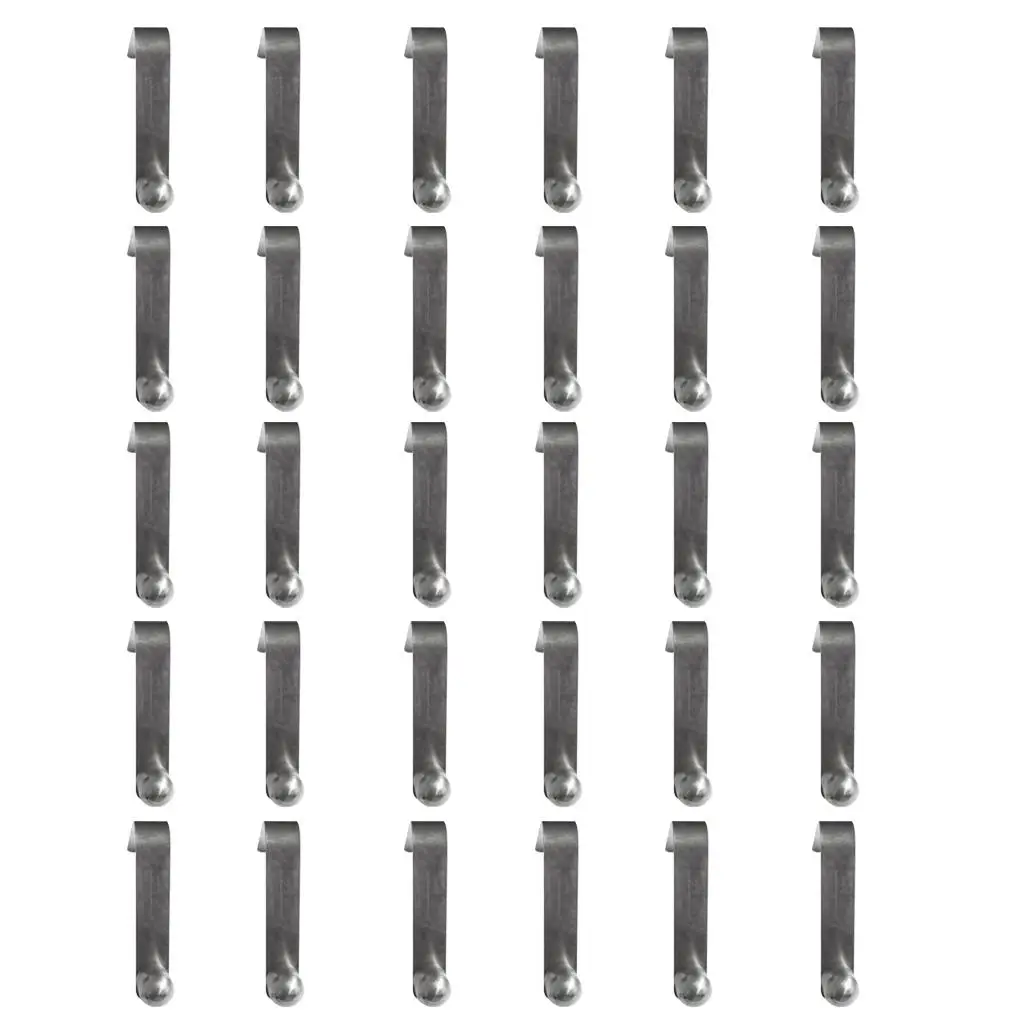 Kayak Paddle Spring Snap Clips 8mm Stainless Steel Push Lock Tubing Button Clip for Folding Tent Pole Accessory