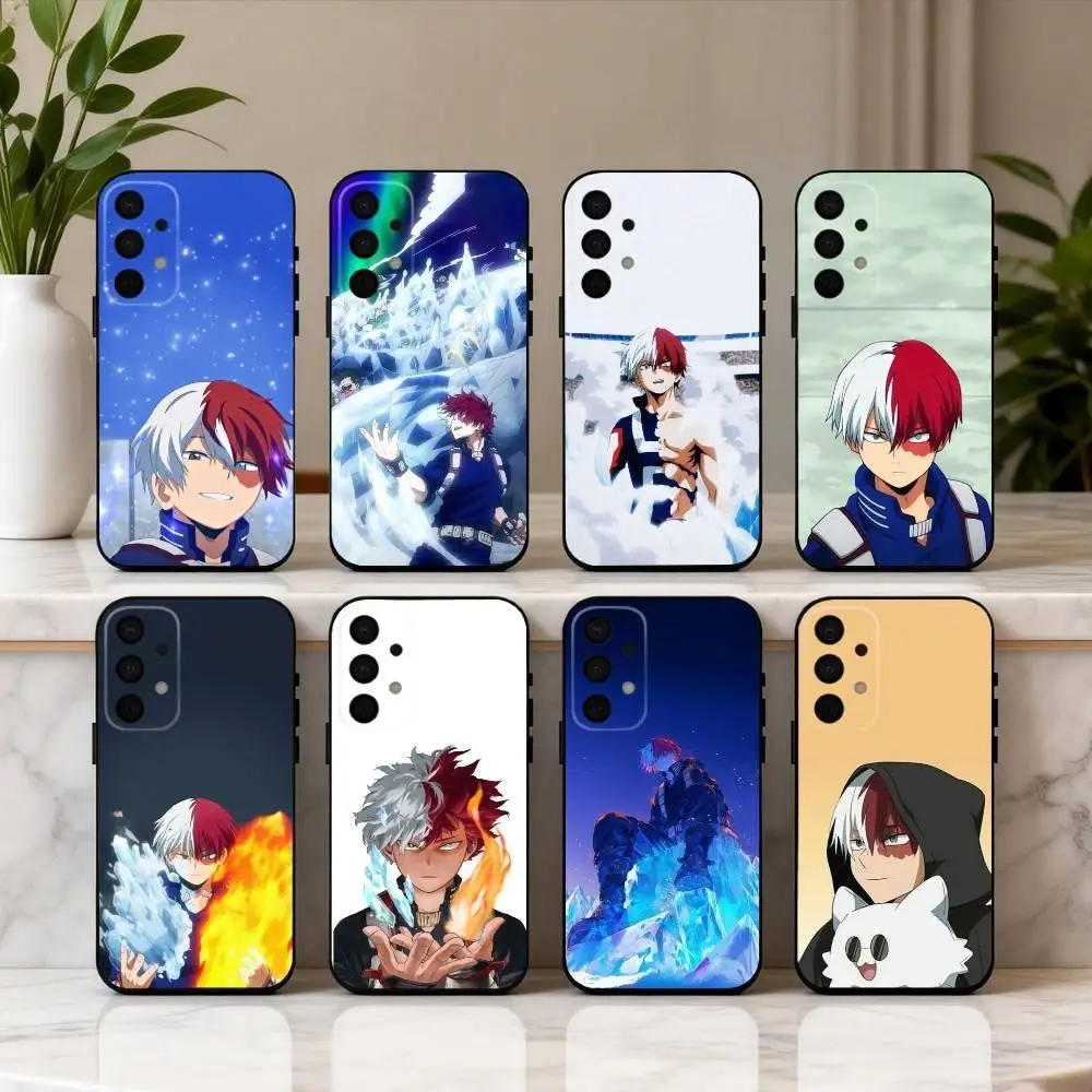 

S-Shoto-O T-Todoroki M-MHA-A phone Case For Samsung Galaxy A73,A72,A71,A70,A53,A52,A51,Others Soft Black Shell