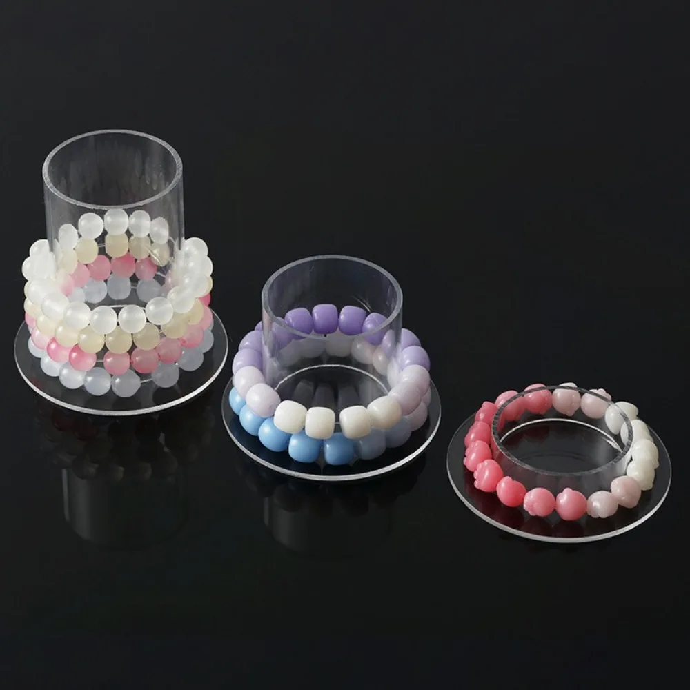 ใหม่ที่ใส่ชั้นวางสร้อยข้อมืออะคริลิกชั้นวางจัดระเบียบกำไลติดผนังออแกไนเซอร์จัดเก็บเครื่องประดับโปร่งใสสำหรับตกแต่งบ้าน