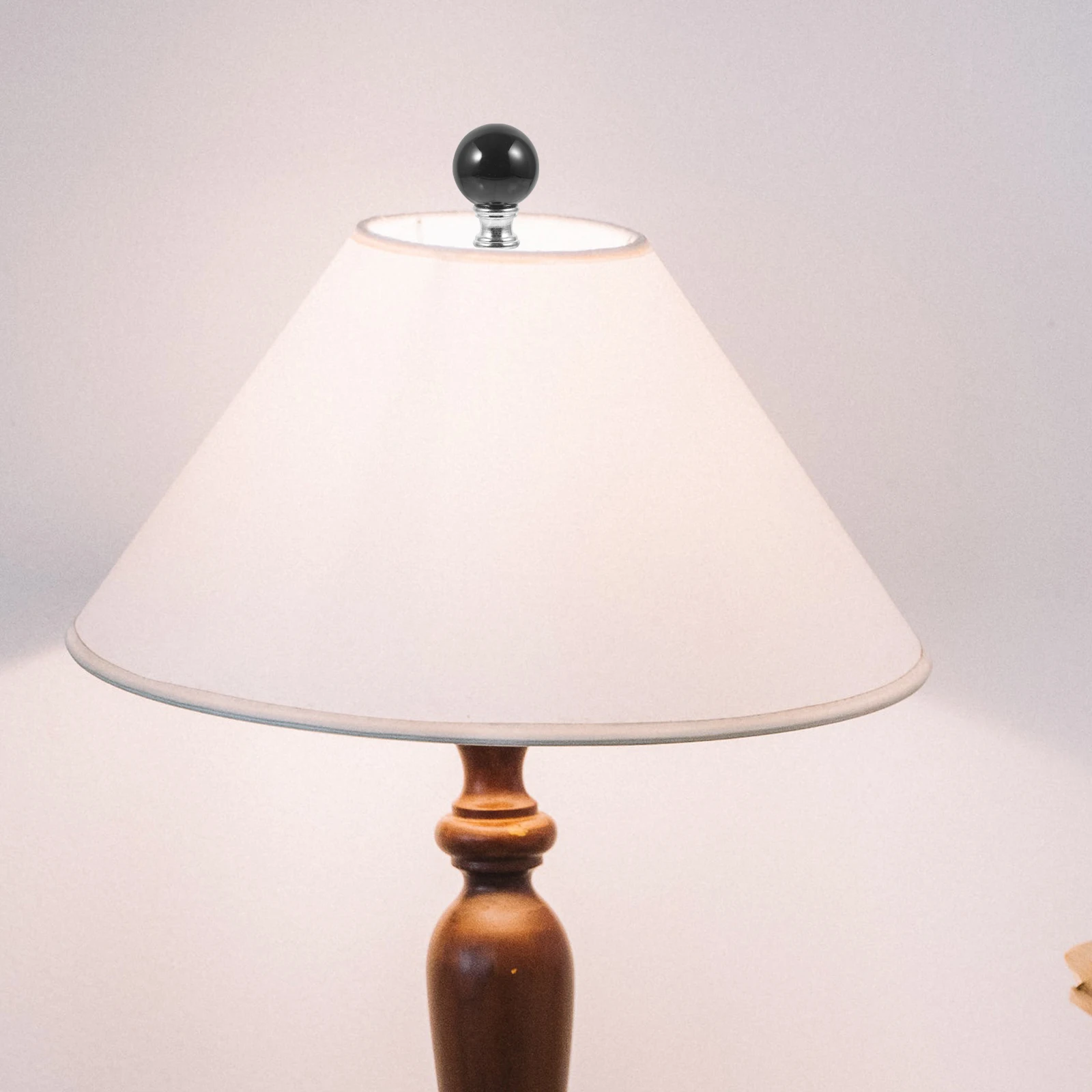 

Lamp Finial Knob Decorative Ball Cap for Table Floor Desk Lamp Shade Top Stylish Elegant Home Lighting Accessory