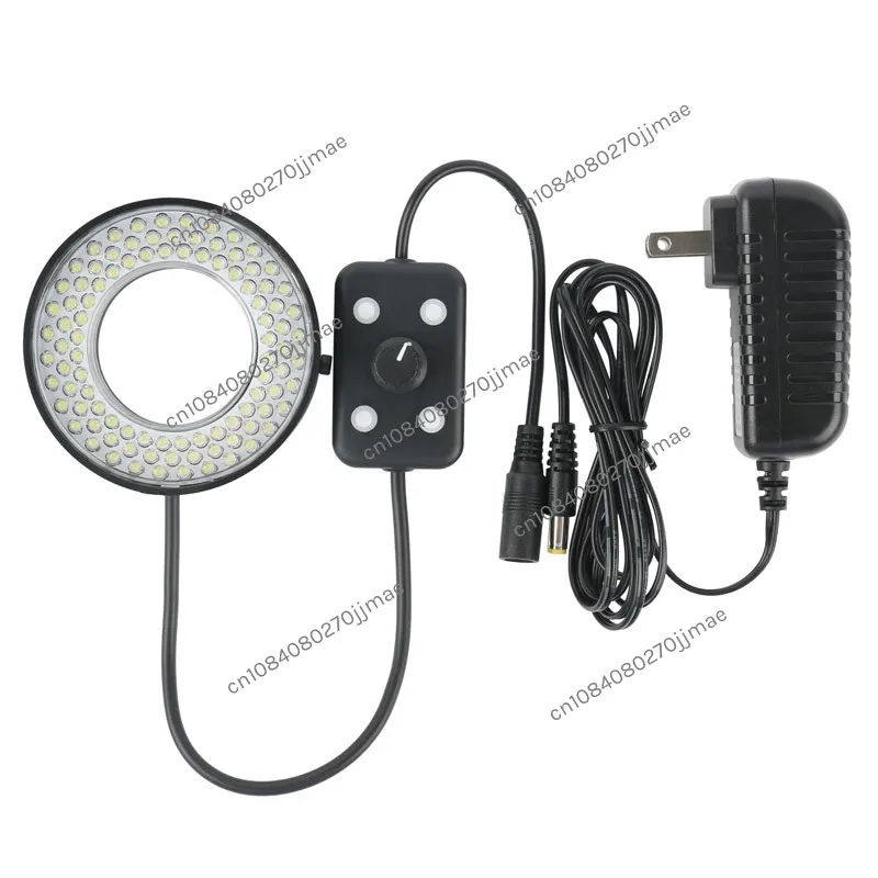 96 Lamp Beads Led Four-Zone Adjustable Ring Light Stereo Microscope Industrial Camera Visual Light Source Fill Light