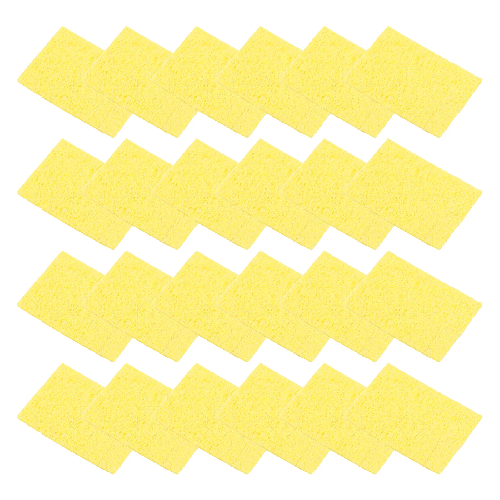 30 Uds limpiador de puntas de pistola para soldar esponja resistente a altas temperaturas 35x55mm Kit de esponja de soldadura de repuesto rectangular para soldadura