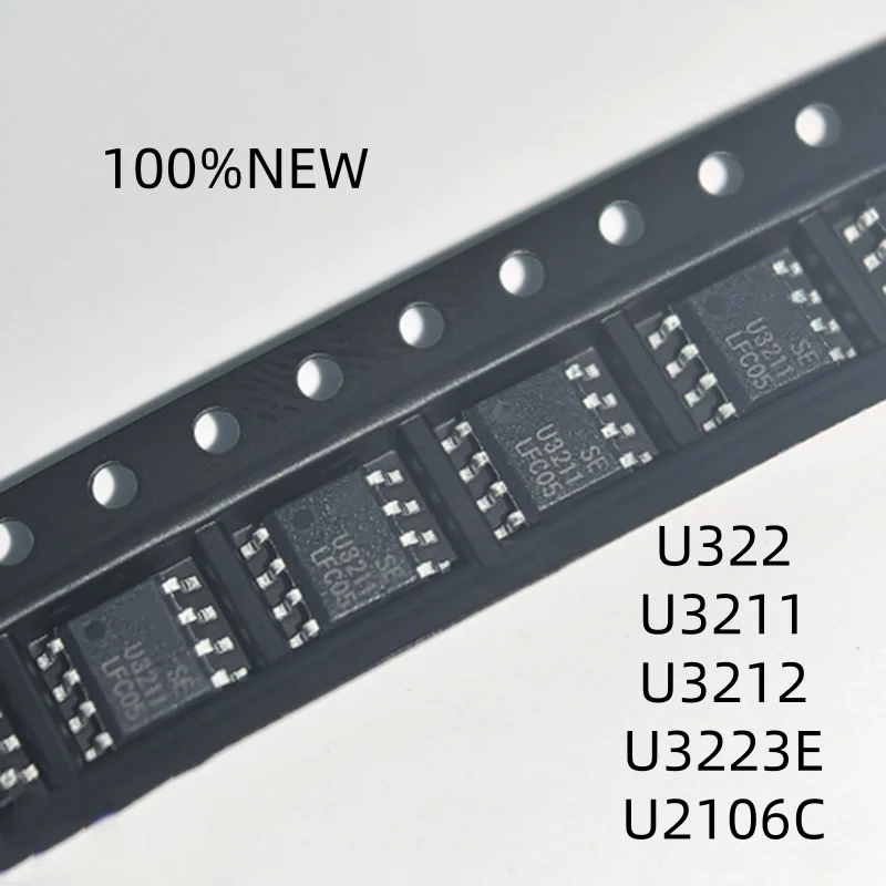 (20Pcs) 100% New U322 U3211 U3212 U3223E U2106C Smd Sop High Performance Pmw Controller Chip Ic