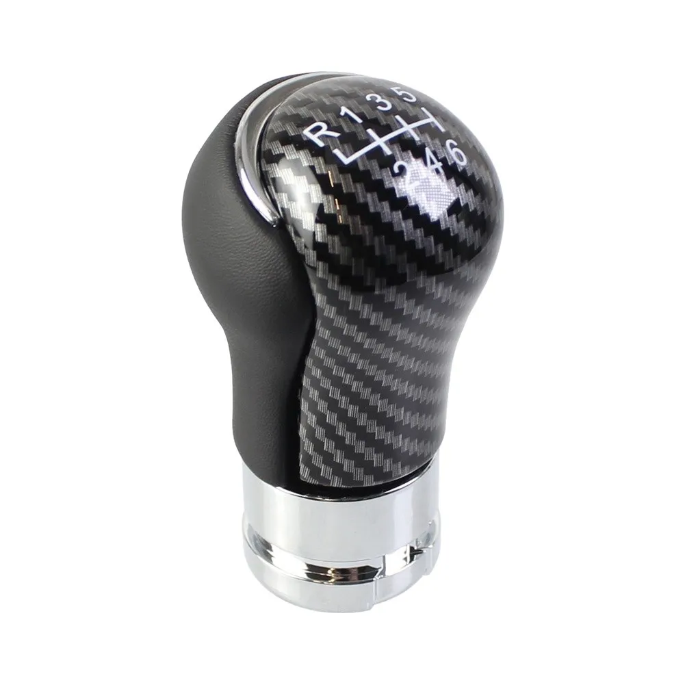 for Auto Interior Accessory Carbon Fiber Gear Knob For Daily Commuting Smooth Shifting Action Lightweight Material