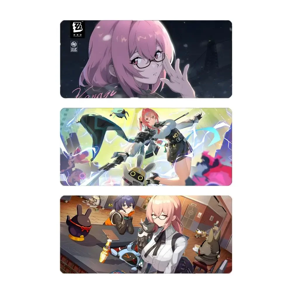 graceful swordsman Z-Zenless Zone Zero Yuecheng Liu Mouse Pad Mousepad Large Gaming LockEdge Thickened PC Table Desk Mat