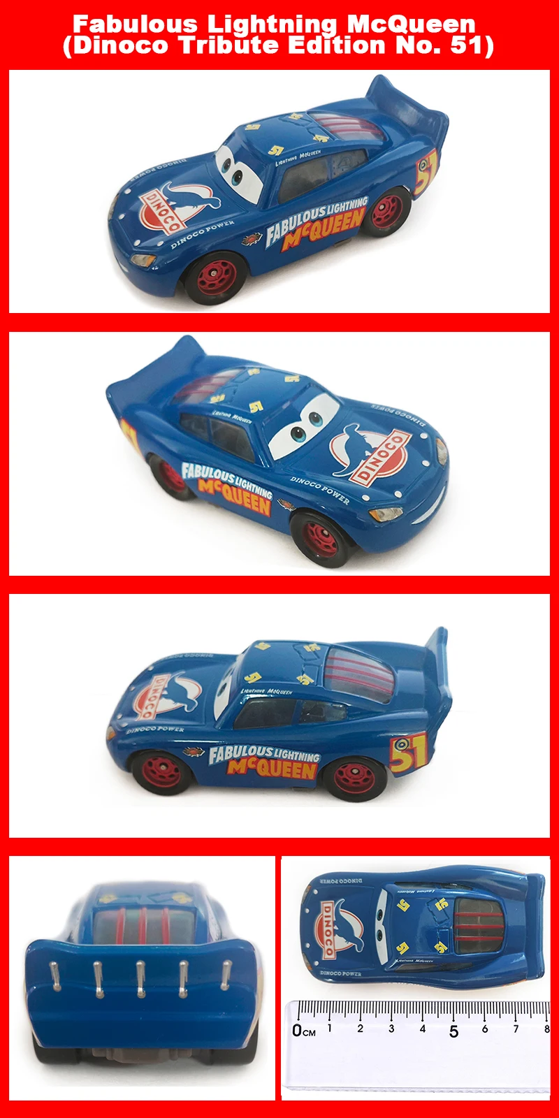 Pixar Cars Cruz Ramirez Rennwagen Spielzeug 1/55 Metall-Die-Cast Anime-Figur Modellauto Geburtstagsgeschenke Kinderspielzeug aus Legierungsmaterial – Detail 2