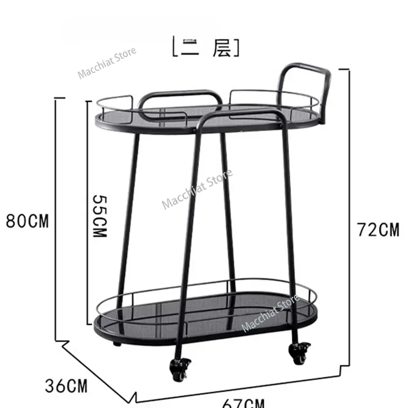 Barkar Trolley Organisator 3 Tier Rollende Strand Thee Utility Keuken Eiland Winkeltrap Klimmen Archivadores Eetkamer Sets