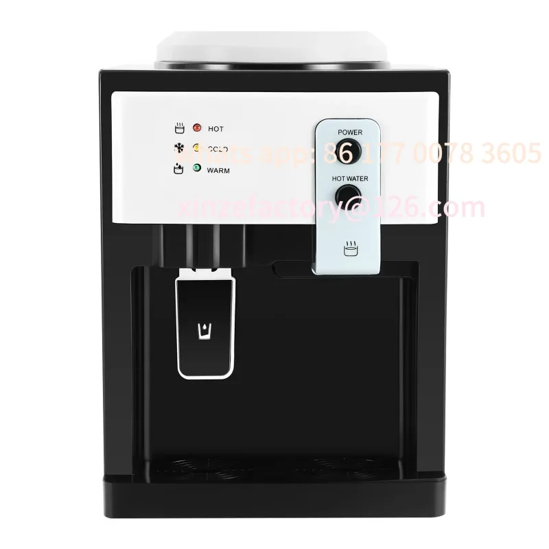 

Customizable Water Dispenser 550W Electric Hot and Cold Drinking Machine for 3.5-18L Water in Bucket (White)