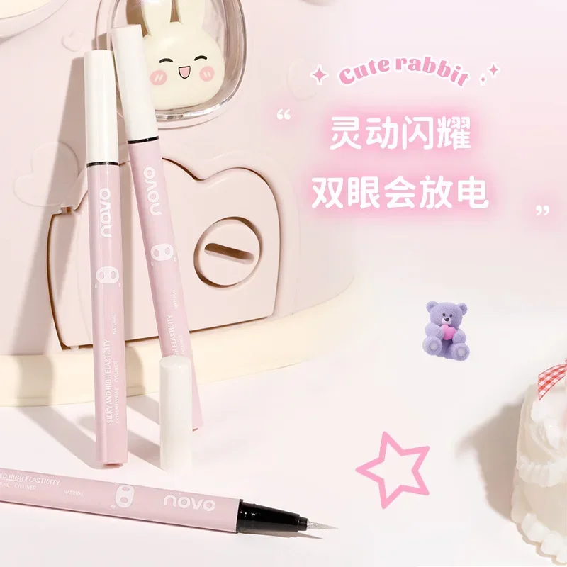 NOVO precision eyeliner with extremely fine tip long-lasting waterproof sweat-proof non-smudged and outlines down to the shadows