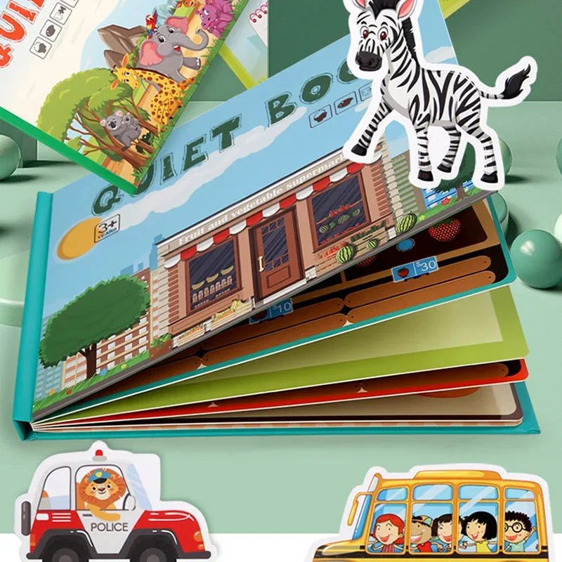 Frühe Bildung Aufklärung Stumm Aufkleber kinder Spielzeug Montessuo Interesse Intelligenz Spiel Pädagogisches Spielzeug kinder Geschenk