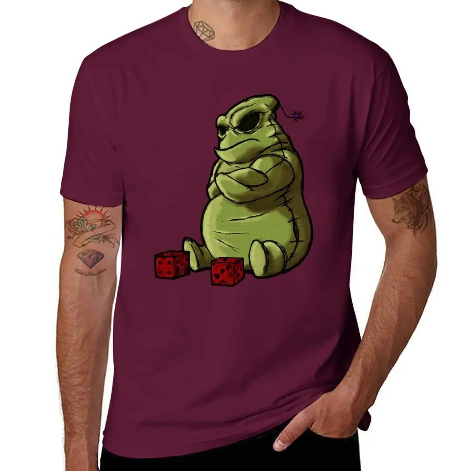 Customizeds Summer Top Tees T-shirt Men Oogie Boogie T-Shirt Graphic Men Clothing Harajuku Oversized Summer Funny Style Cotton